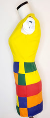 FF Yellow Patch Layer Dress