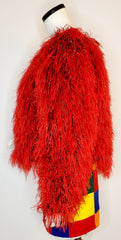 FF Red Fur Jacket