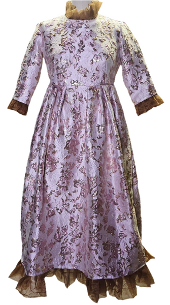 The Pink Brocade & Organza Dress