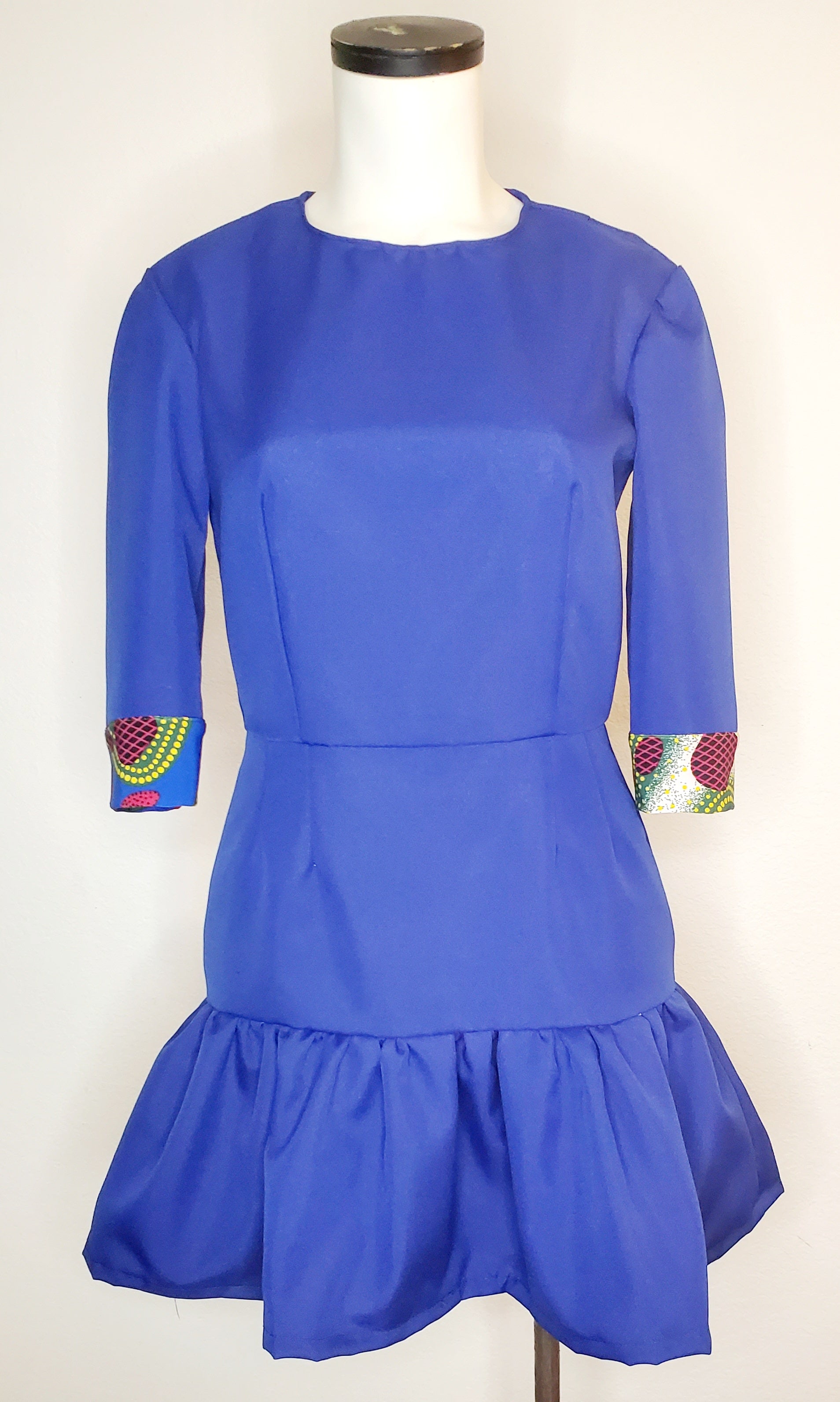 LC Blue flare bottom dress Skylier Wear
