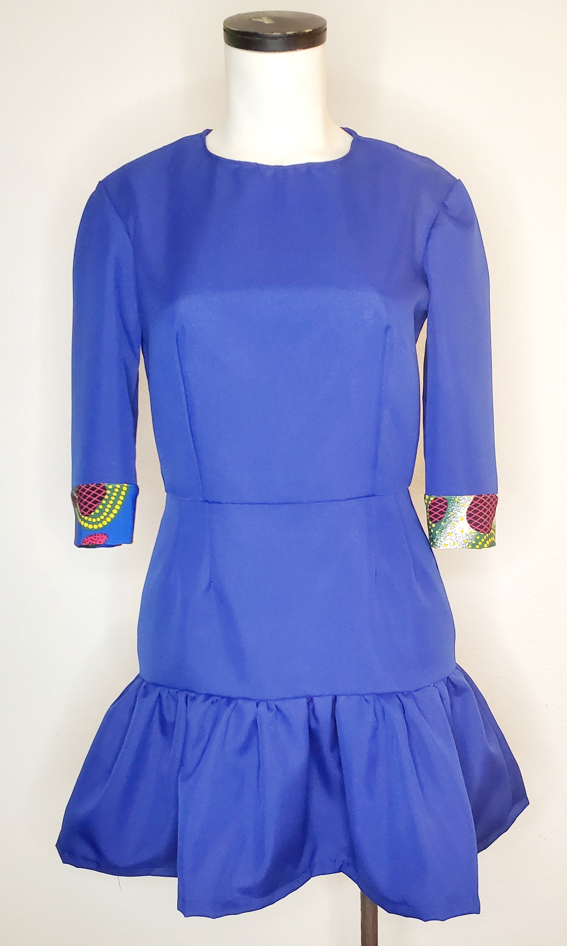 LC Blue flare bottom dress
