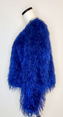 FF Blue Fur Jacket