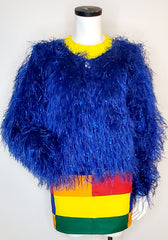 FF Blue Fur Jacket