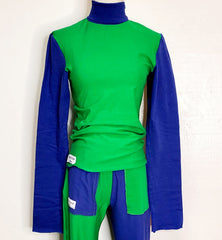 WA Green Blue Turtle Neck