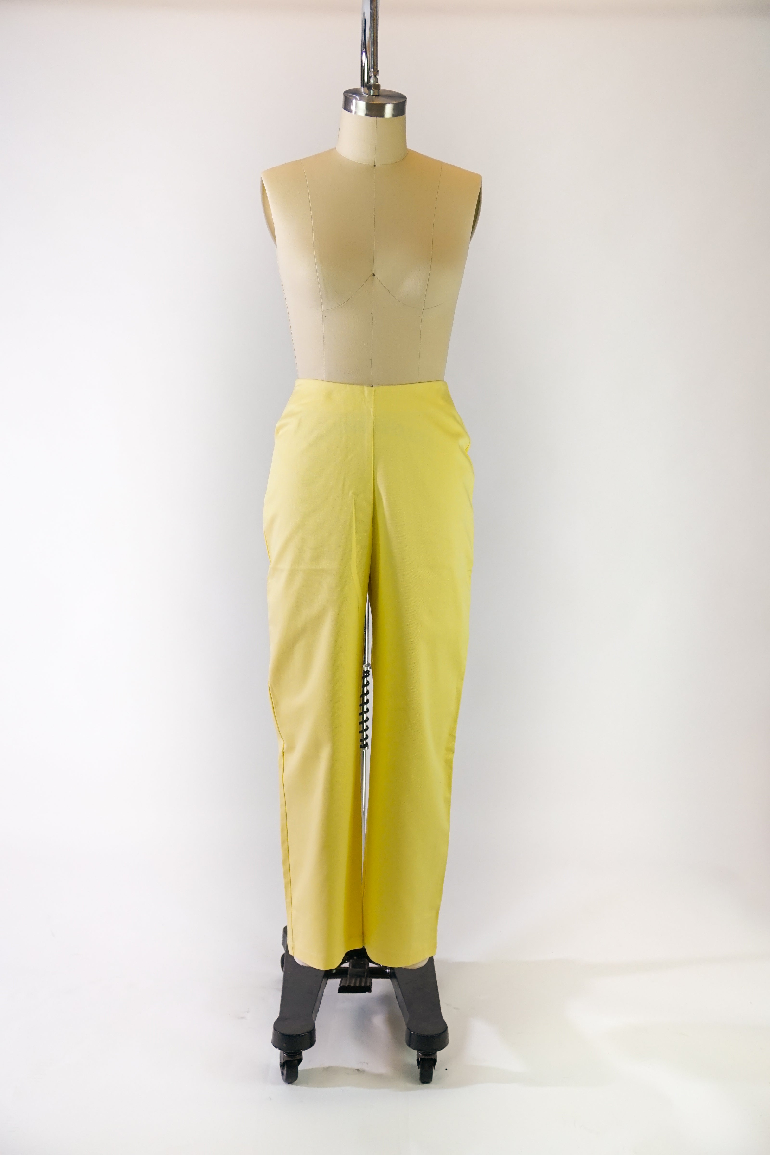 CC2 Yellow Flat Front Pant