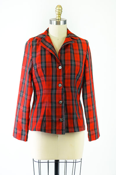 CC1 Red Plaid Blazer
